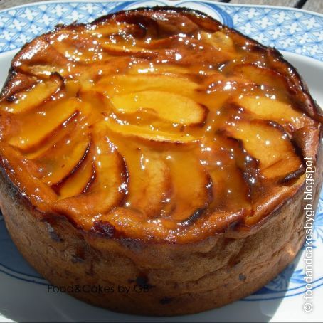 Tarta flan de manzana (Thermomix)