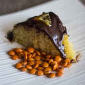 Bizcocho de almendra, naranja y chocolate - Paso 2