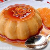 Flan de naranja