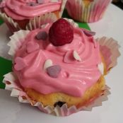 Cupcakes de yogurt y frambuesa - Paso 4