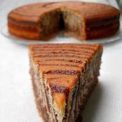 Bizcocho cebra ( zebra cake )