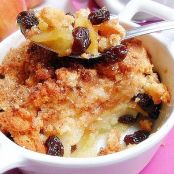 Crumble de manzanas y pasas