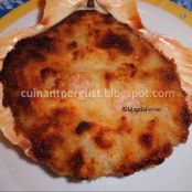 Conchas de salmón y gambas - Paso 2