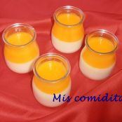 CUAJADA CON GELATINA DE MANGO