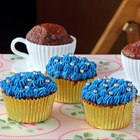 Cupcakes de chocolate