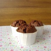 Muffins de chocolate y aceite de oliva