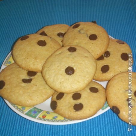 Galletas blanditas con chips de chocolate