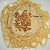 Espaguetis con falso Babaganoush (paté de berenjena) - Paso 1