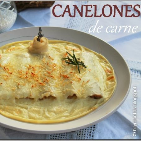 Canelones de carne