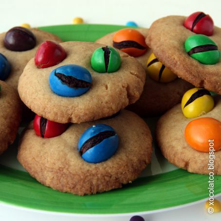 Galletas con M&M