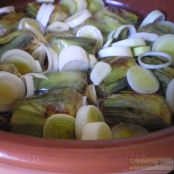 Arroz con alcachofas y champiñones - Paso 3