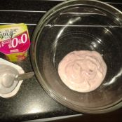 Bizcocho de yogur al microondas - Paso 1
