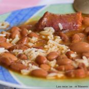 Judías pintas con arroz