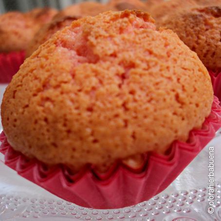 Bocaditos de almendra y fresa