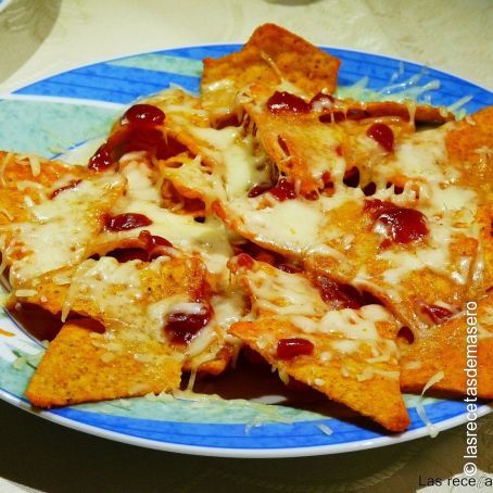 Nachos con queso