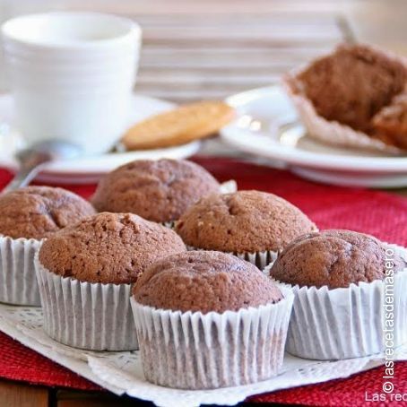 Magdalenas de galletas María y dulce de leche