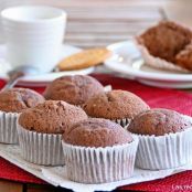 Magdalenas de galletas María y dulce de leche