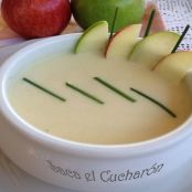 Vichyssoise de manzana paso a paso