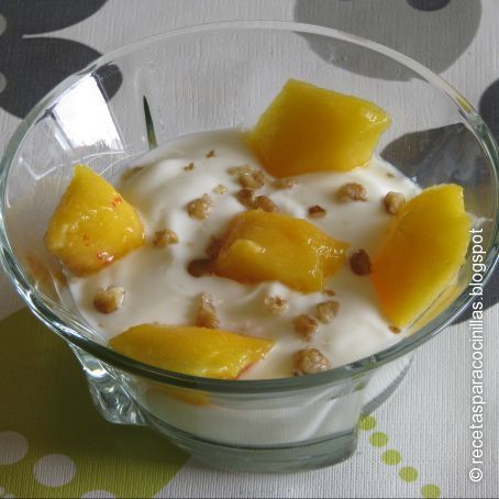 Yogur con fruta