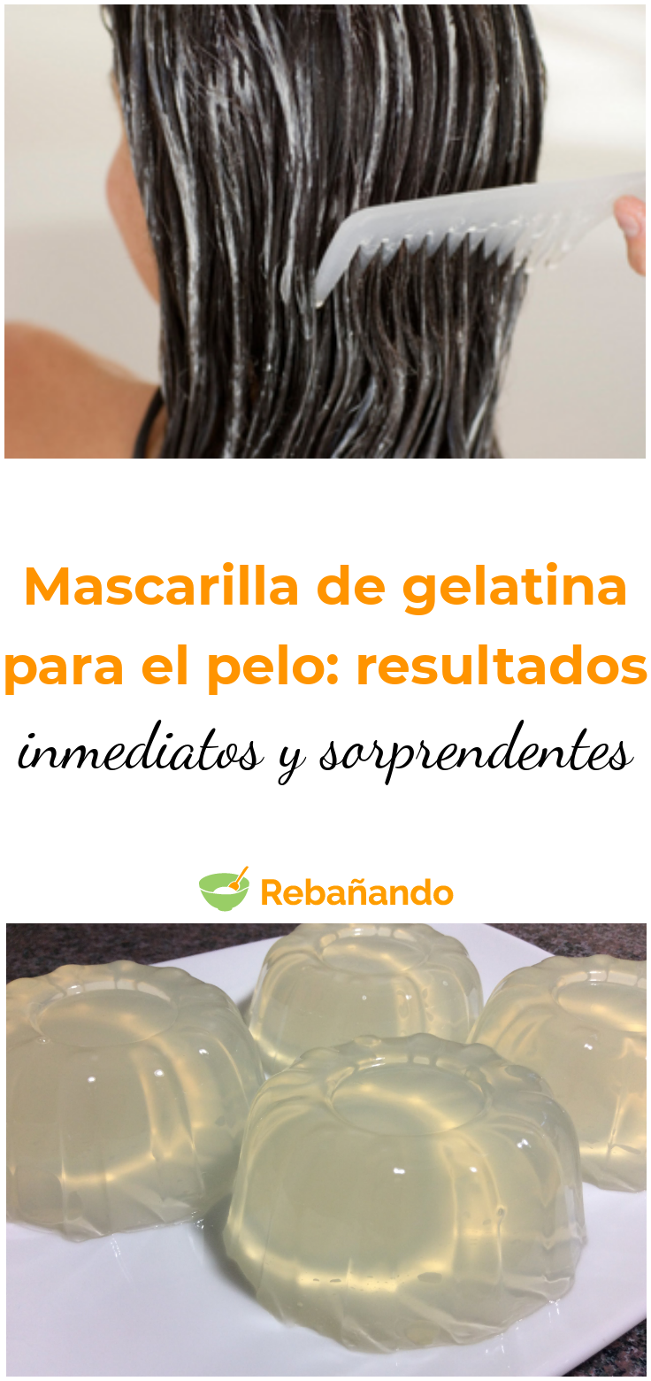 Esto es lo que ocurre si te pones GELATINA en el PELO